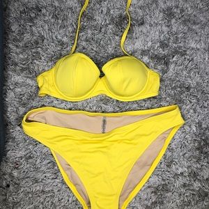 PRICE DROP‼️Yellow Push-Up Victoria Secret Bikini